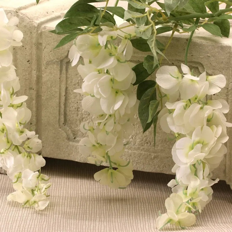 3 Head Wisteria White (122cm)