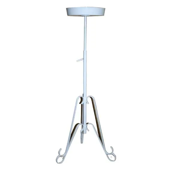 White Telescopic Stand with Lip