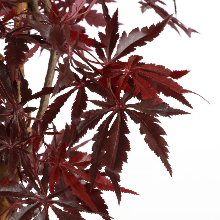 MICA DECORATIONS MAPLE ARTIFICIAL PLANT - H150 X Ø80 CM - RED