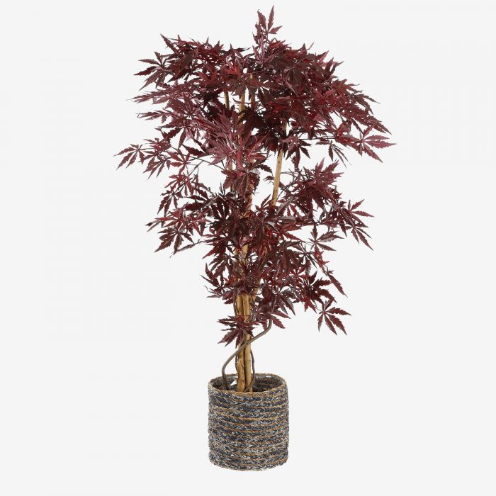 MICA DECORATIONS MAPLE ARTIFICIAL PLANT - H150 X Ø80 CM - RED