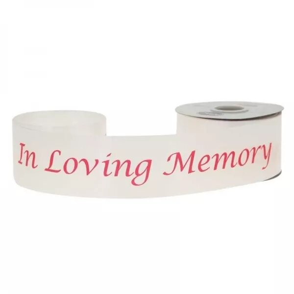 Ribbon - Poly Satin - In Loving Memory